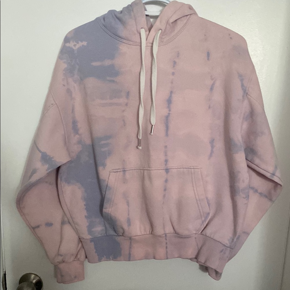 Pink and Purple Tie-Dye Hoodie